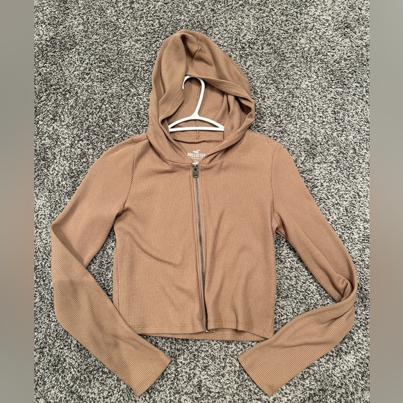 hollister cropped waffle top - Picture 1 of 1